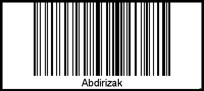 Barcode-Foto von Abdirizak