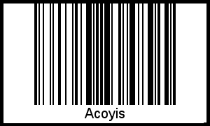 Barcode-Foto von Acoyis