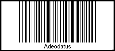 Barcode-Foto von Adeodatus