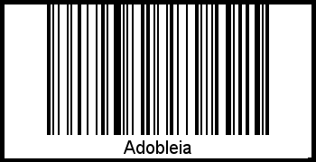 Barcode-Foto von Adobleia