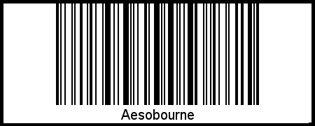 Barcode-Grafik von Aesobourne