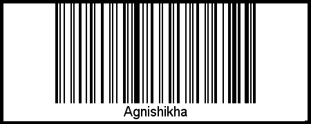 Interpretation von Agnishikha als Barcode