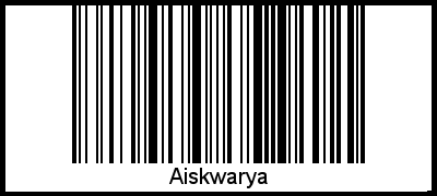 Barcode-Grafik von Aiskwarya