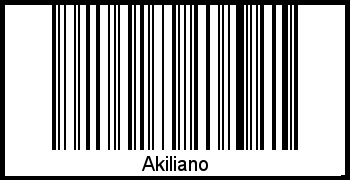 Barcode-Grafik von Akiliano