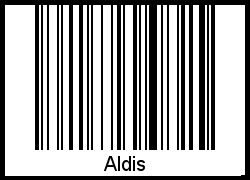 Barcode-Grafik von Aldis