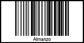 Almanzo als Barcode und QR-Code