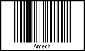 Interpretation von Amechi als Barcode