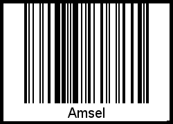 Barcode-Grafik von Amsel