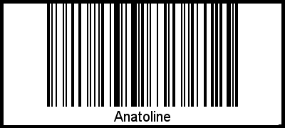 Anatoline als Barcode und QR-Code