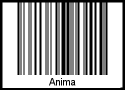 Interpretation von Anima als Barcode