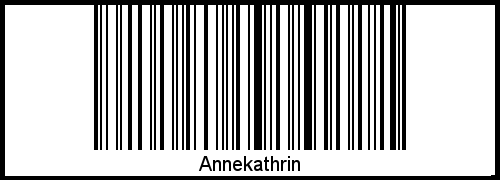 Barcode-Grafik von Annekathrin