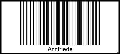 Barcode-Grafik von Annfriede