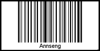 Annseng als Barcode und QR-Code