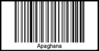 Barcode-Grafik von Apaghana