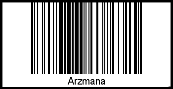 Arzmana als Barcode und QR-Code