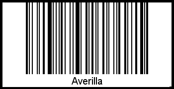 Interpretation von Averilla als Barcode