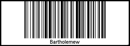 Barcode-Foto von Bartholemew