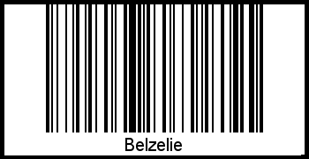 Interpretation von Belzelie als Barcode