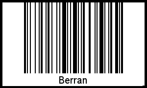 Berran als Barcode und QR-Code