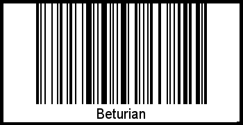 Barcode-Grafik von Beturian