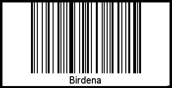 Birdena als Barcode und QR-Code