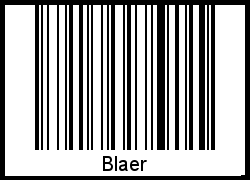 Barcode-Grafik von Blaer