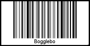 Barcode des Vornamen Bogglebo