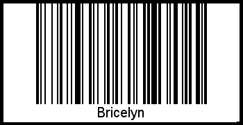 Bricelyn als Barcode und QR-Code