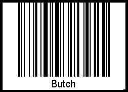 Interpretation von Butch als Barcode