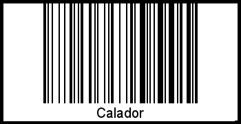 Barcode-Foto von Calador