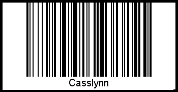 Interpretation von Casslynn als Barcode