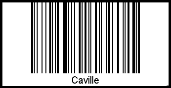 Caville als Barcode und QR-Code