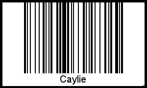 Caylie als Barcode und QR-Code