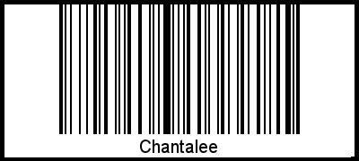 Interpretation von Chantalee als Barcode