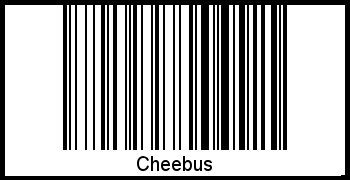 Cheebus als Barcode und QR-Code