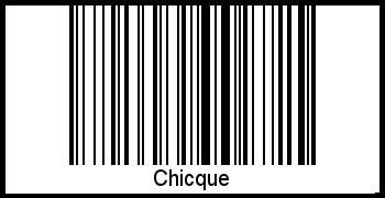 Barcode-Grafik von Chicque