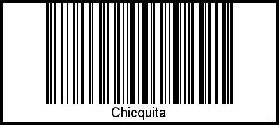 Barcode-Grafik von Chicquita