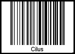 Cilus als Barcode und QR-Code