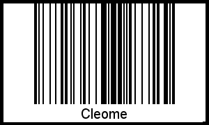 Interpretation von Cleome als Barcode