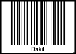 Barcode-Grafik von Dakil