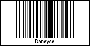 Daneyse als Barcode und QR-Code