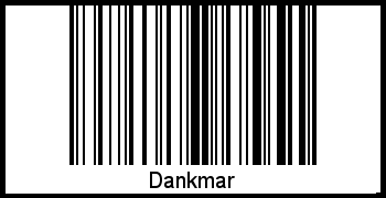 Dankmar als Barcode und QR-Code