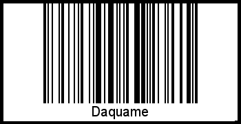 Barcode-Foto von Daquame