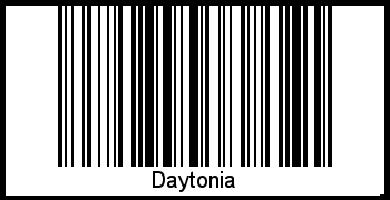 Daytonia als Barcode und QR-Code