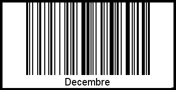 Barcode-Grafik von Decembre