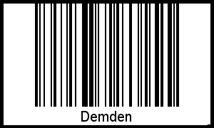 Barcode-Foto von Demden