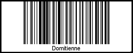 Domitienne als Barcode und QR-Code