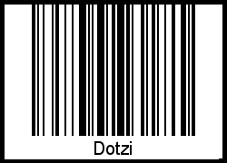 Barcode-Grafik von Dotzi