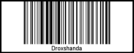 Interpretation von Droxshanda als Barcode