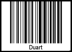 Duart als Barcode und QR-Code